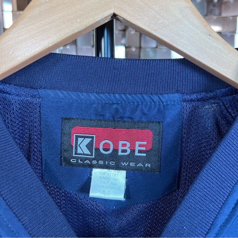 Kobe Navy & Red Pullover Vneck Lightweight Stratford Jacket Size Small - Picture 4 of 8